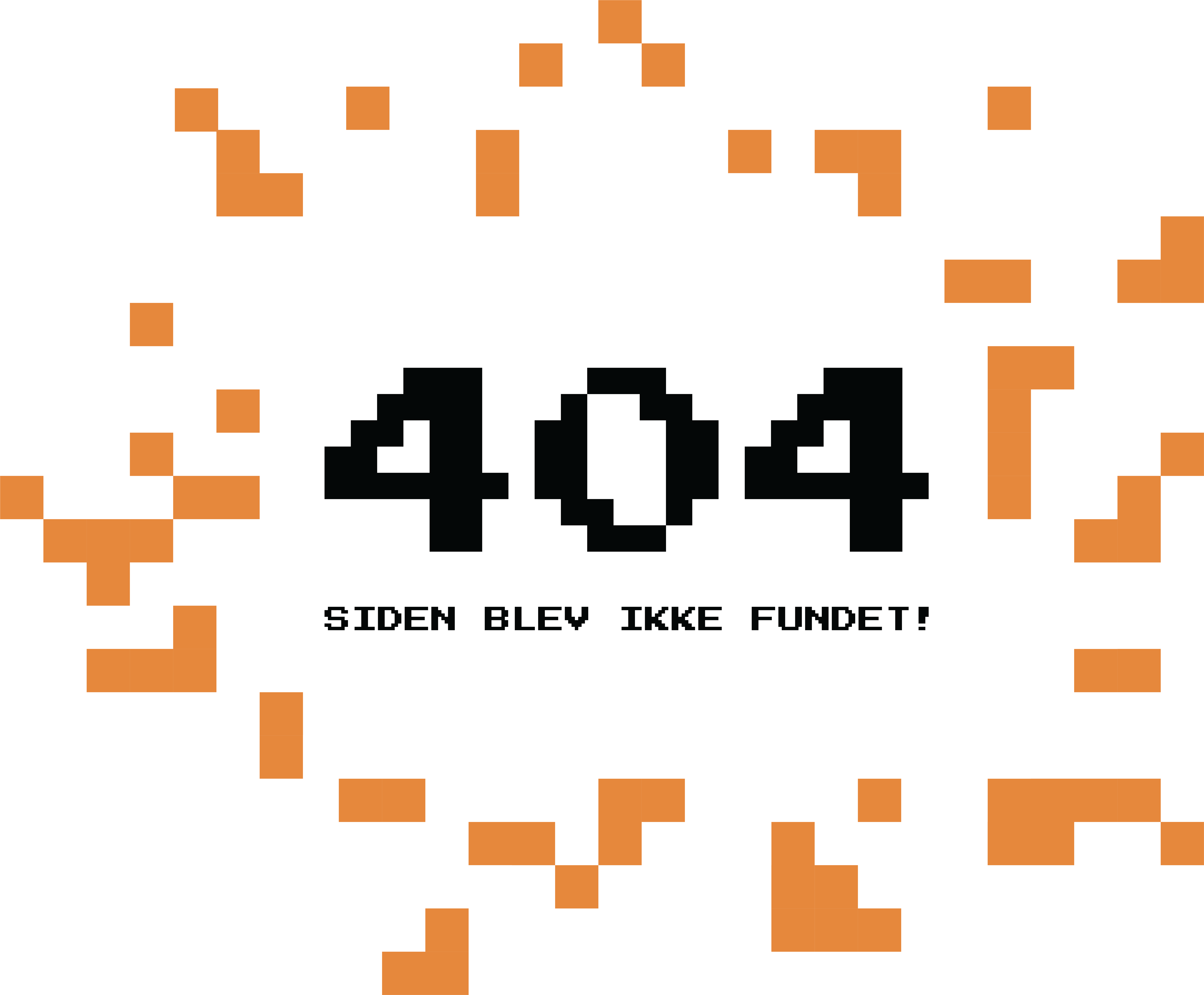 404 felj - siden kunne ikke findes
